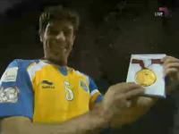 Juninho no ltimo jogo com a camisa do Al Gharrafa