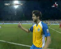 Juninho no ltimo jogo com a camisa do Al Gharrafa