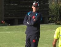 Ricardo Gomes teve longa conversa com o elenco