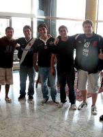 Torcedores do Vasco no hotel em Florian�polis