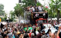 Festa do t�tulo da Copa do Brasil