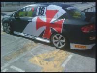 Carro vascano no 1 dia de treinos livres da etapa de Londrina do Trofu Linea