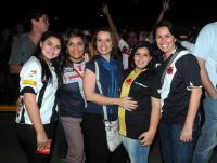 Torcida feminina marcou presena na festa