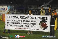 Faixa de apoio a Ricardo Gomes