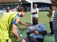 Pai Santana com Juninho