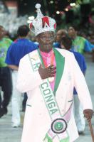 Pai Santana no desfile da Mangueira