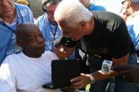 Pai Santana com Dinamite