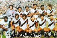 Pai Santana com o Vasco de 83