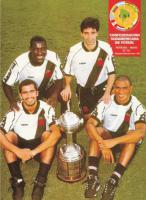 Com Felipe, Odvan, Donizete e a taa da Libertadores 1998