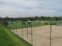 Quadra para trabalhos na areia