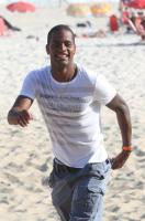 Ded e Somlia curtem praia na Barra da Tijuca