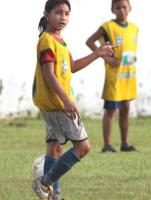 Mikaele participou da peneira entre os garotos