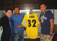 Franck com Amoroso e Vieri