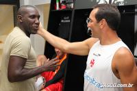 Odvan e Edmundo no vestirio