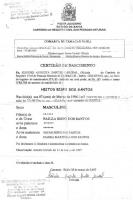 Certido de nascimento adulterada