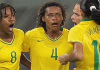 Tnia Maranho em uma das suas passagens pela Seleo Brasileira