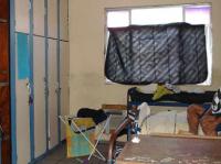 Quarto de alojamento da base do Vasco