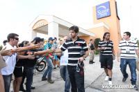 Chegada de Juninho e Carlos Alberto ao estdio