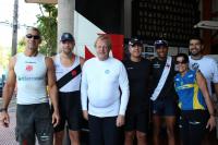 Sob o comando do tcnico Marcelo, Alderman remou ao lado de vascanos consagrados do esporte.