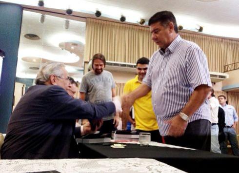 Joel prestigiou evento e revelou que Eurico deu sua primeira chance como tcnico