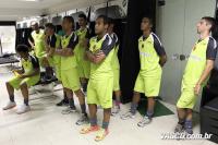 Jogadores no vesti�rio