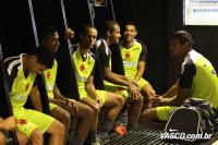 Jogadores no vesti�rio