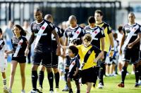 Entrada do time do Vasco