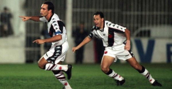 Edmundo e Evair em 1997