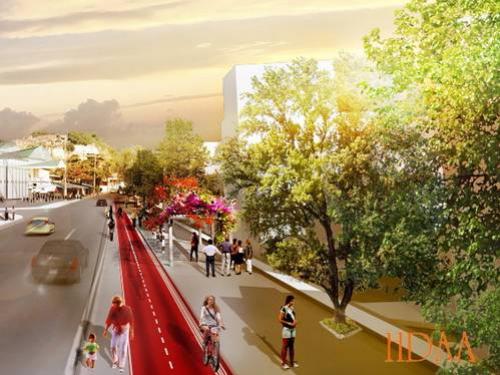 Cara nova. A Rua Ricardo Machado reurbanizada, na Barreira do Vasco