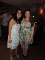 Flvia e Luana do marketing do Vasco