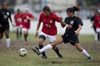 Larissa Arajo (de preto)