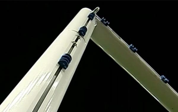 Sensores nas traves do Maracan