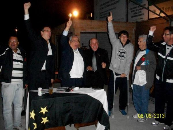 Eurico Miranda gritando o 