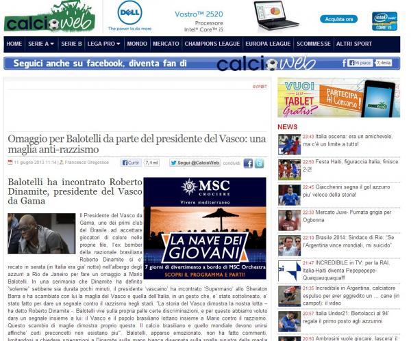 Calcio Web