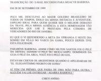 E-mail enviado por Chico Anysio a Barbosa