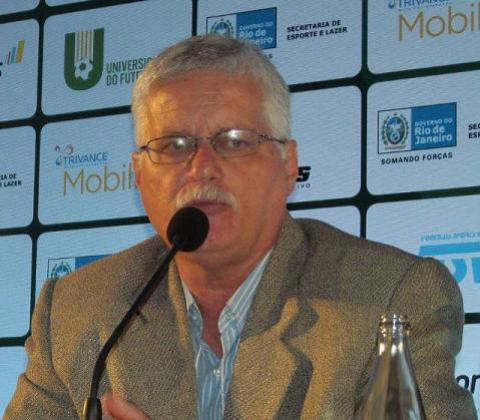 Marco Bruno, gerente de quadra e salo do Vasco