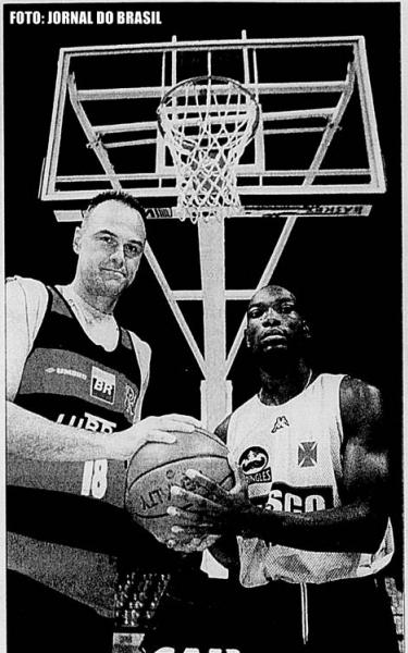 Oscar, do Flamengo, e Charles Byrd, do Vasco