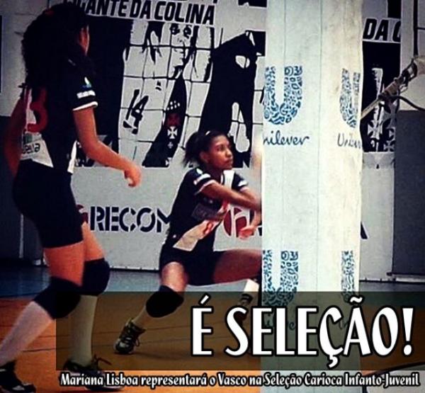 Mariana Lisboa, do Vlei Infanto-Juvenil do Vasco