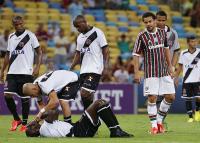 Rafael Vaz, Wendel e Sandro Silva observam Jomar