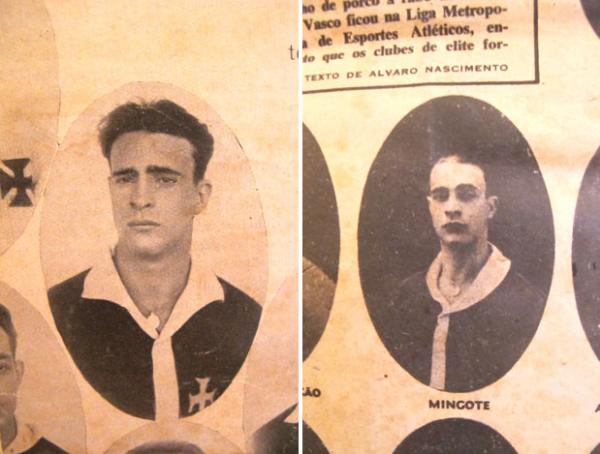 Mingote, nascido em 26 de maio de 1902, ilustra quadros do Vasco de 23 