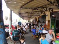 Alm de ver as camisas do Vasco, os participantes tambm degustaram o famoso bolinho de bacalhau da casa, alm de outra iguarias