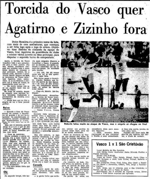 TOV Jornal O Globo 1972