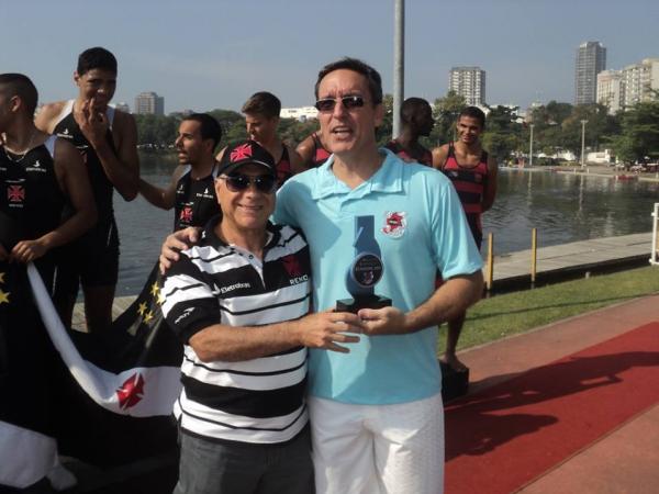 Paulo Csar Mahomed Alli (vice-presidente de desportos nuticos) e Paulo Roberto de Carvalho (Presidente da Federao de Remo do Estado do Rio de Janeiro)