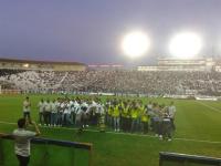 Equipes sub-15 e sub-20 posam para fotos no Caldeir�o