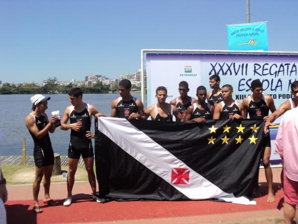 Oito com aspirante ficou em segundo lugar