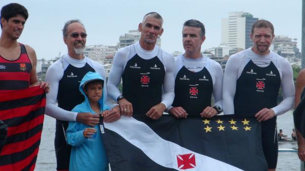 Quarteto do skiff Masters D 1.000m conquistou o primeiro lugar.
