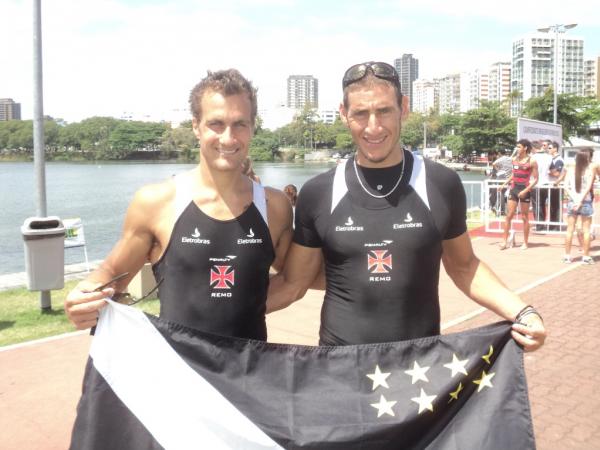 Argentinos Cristian Rosso (esq.) e Ariel Surez deram show no Campeonato Brasileiro 