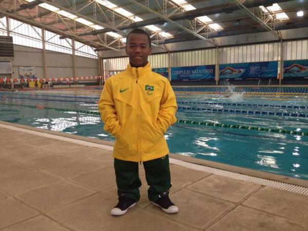 Adriel de Souza, nadador do Vasco na Seleo Paralmpica