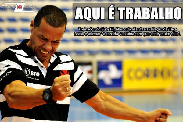 Marco Avellar, treinador do Sub-17 do Vasco