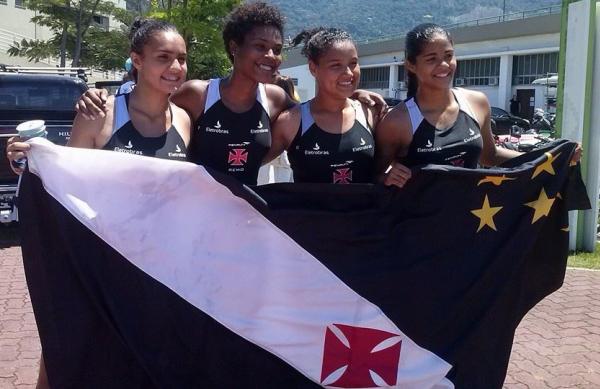 Isabela Beatriz Ferreira, Sarah Ramos Reis, Jssica Mudier dos Santos e Rita de Cassia Queiroz de Oliveira, aps o quarto lugar no Brasileiro Aberto, faturaram a segunda colocao no Brasileiro de Jnior A